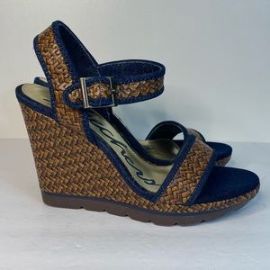 SKECHERS Denim Wedges size 8